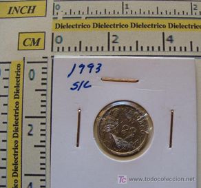 Monedas Juan Carlos I: MONEDA ESPAÑOLA. 5 PESETAS DE 1993. JUAN CARLOS I. XACOBEO BOTAFUMEIRO. PRECINTADA.